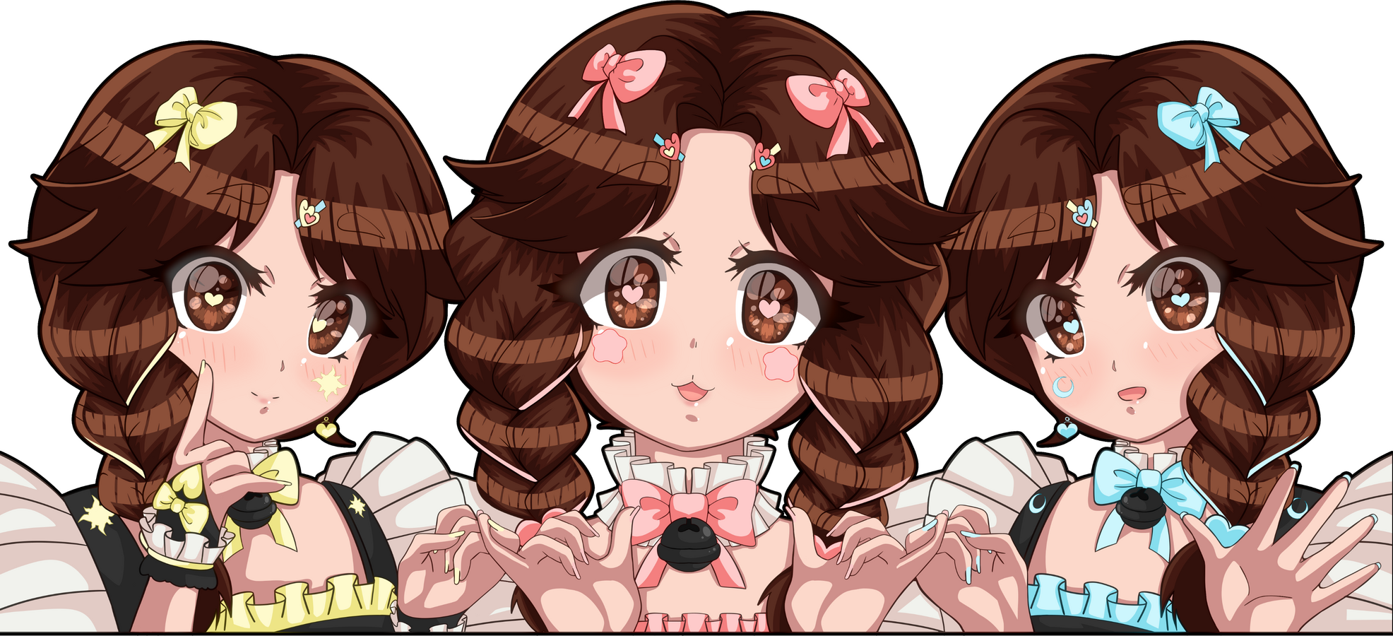 tripletsliriarosiaazuriabusts