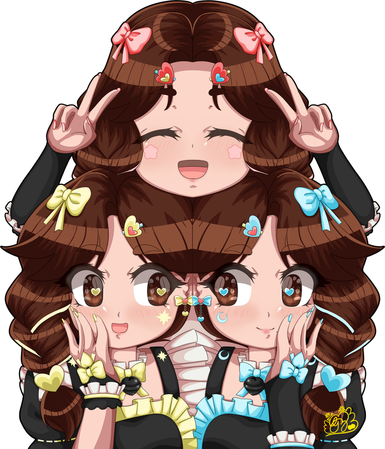 tripletsliriarosiaazuriatallbust